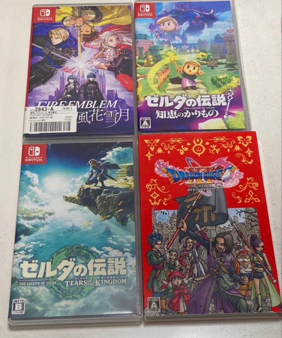 ゼルダの伝説: ティアーズ オブ ザ キングダム 他 4本セット