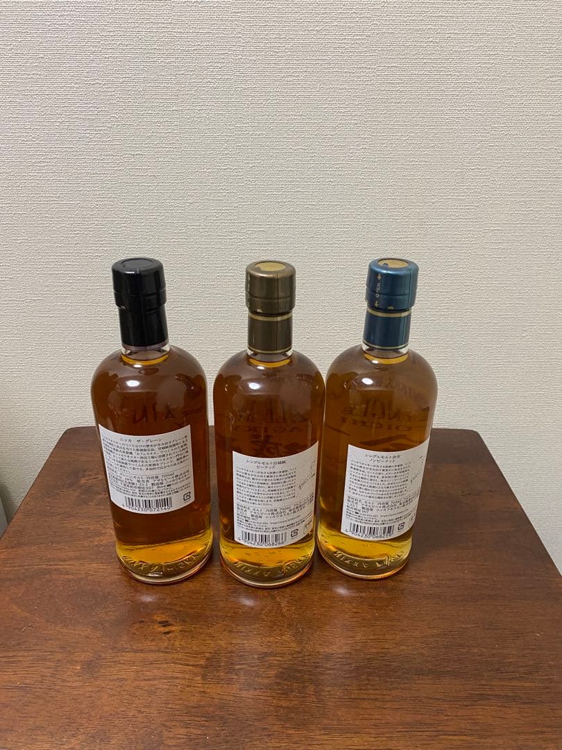 ニッカ　ザグレーン、余市ノンピーテッド、宮城峡ピーテッド　飲み比べセット