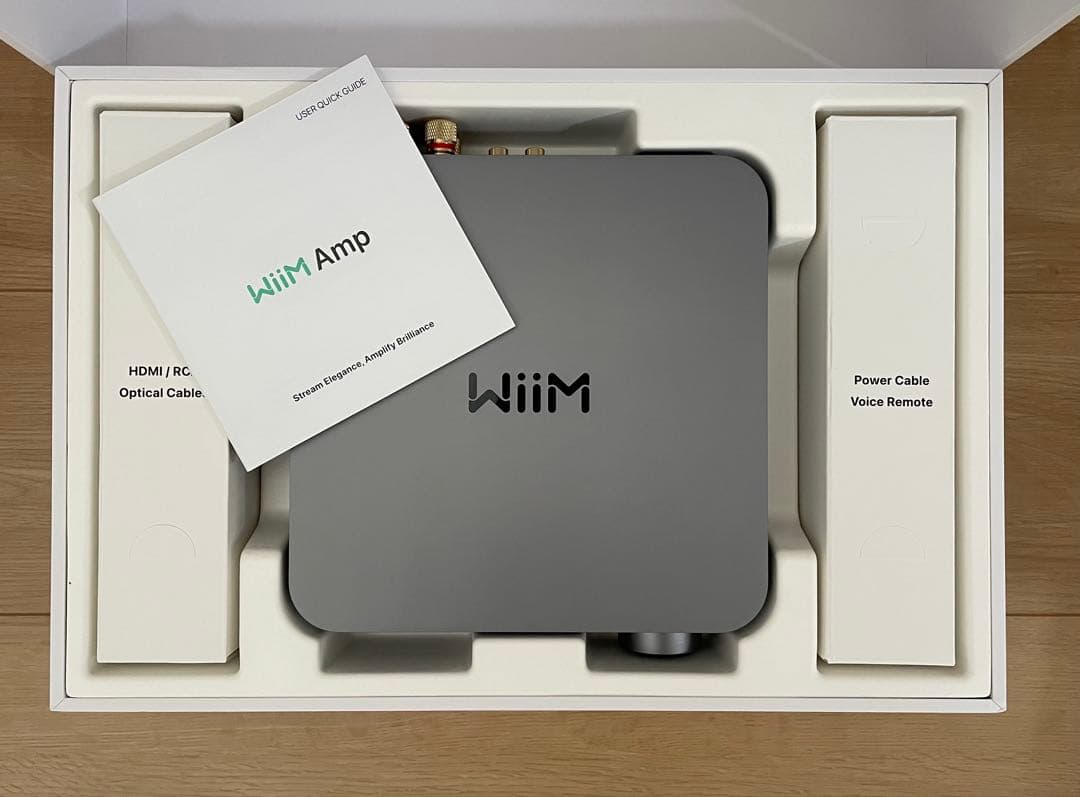 Wiim Amp スペースグレー　スペースストリーマーアンプ