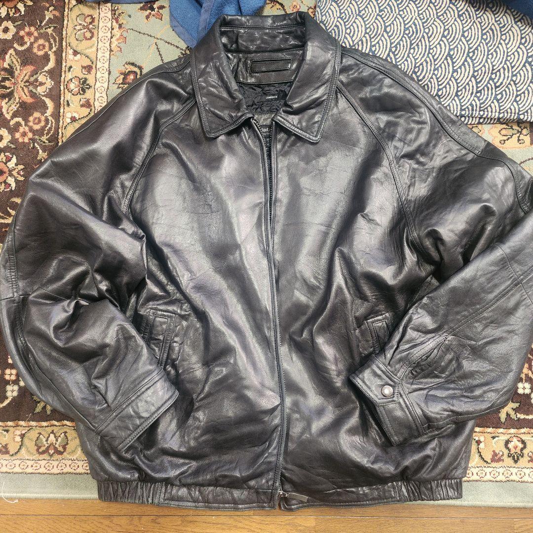 レザージャケット　XXL オーバーサイズ　claiborne