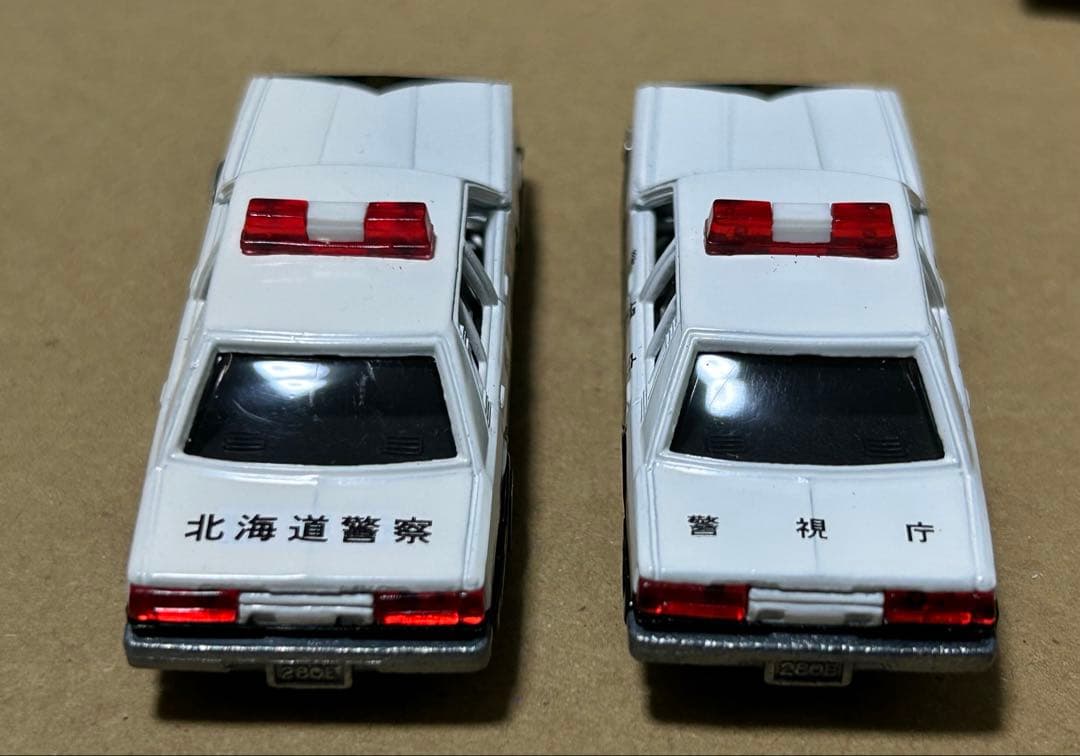 日本製 トミカ ニッサン セドリック 280Eブロアム パトカー 4台セット