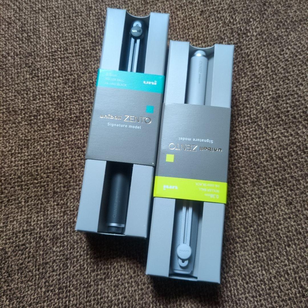 新品未使用　uni ZENTO シグニチャーモデルのボールペン 0.5&0.38