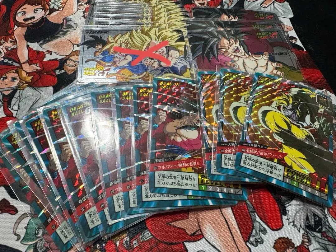 鳥山明 ドラゴンボールGT カードダス 未剥がしNo.03 No.04