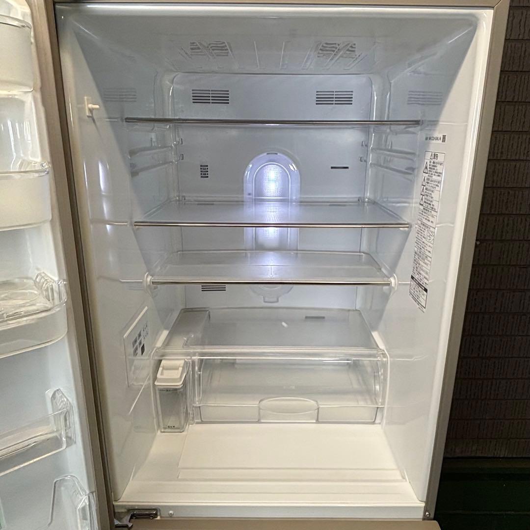 Panasonic 315L 冷蔵庫 ガラス面 シャンパン【地域限定配送無料】