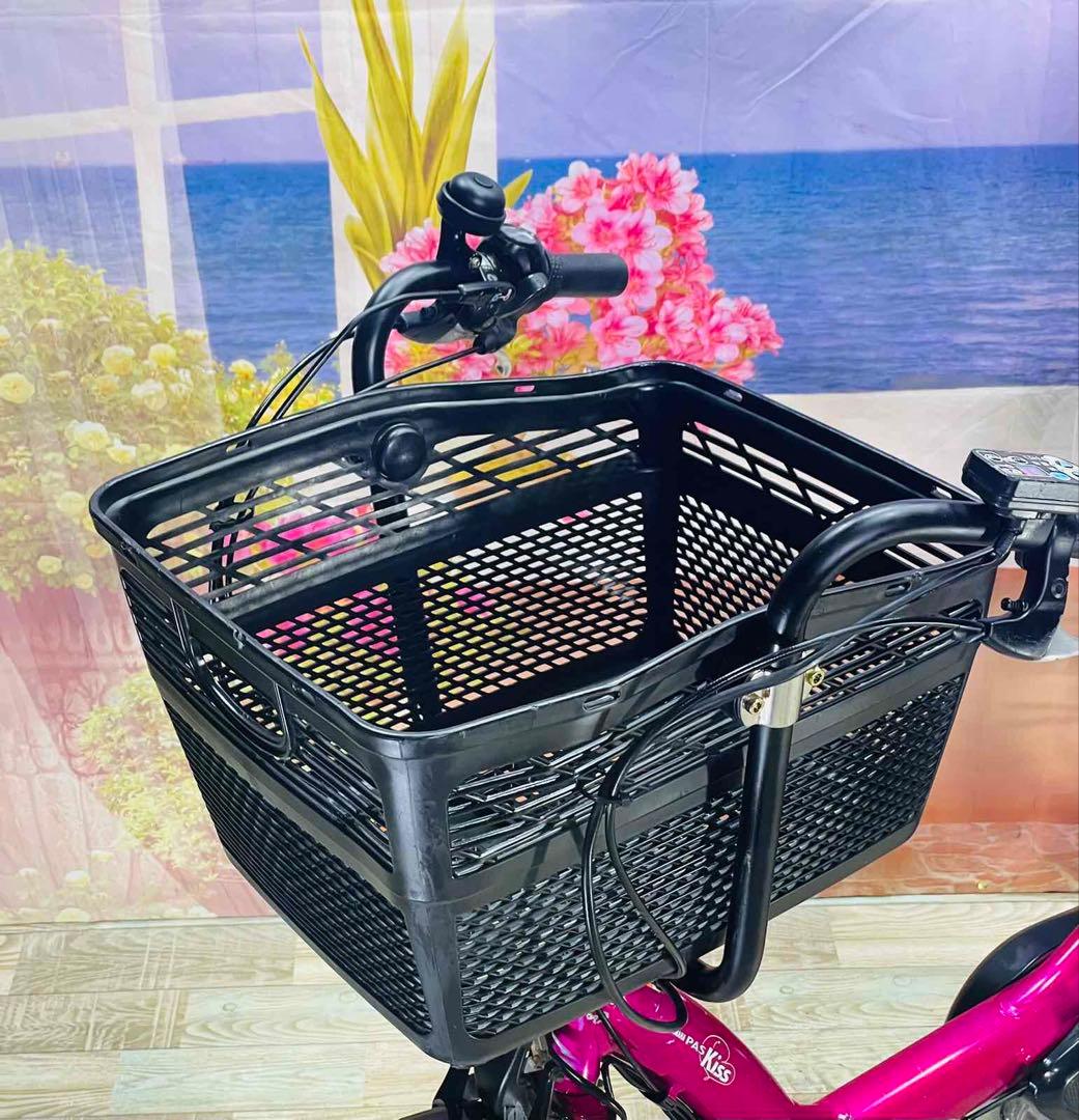 ヤマハパスキス⭐️人気モデル！子供乗せ電動アシスト自転車Y2867