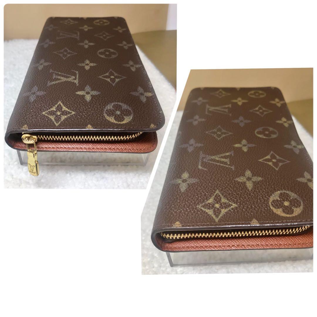 ルイヴィトン　モノグラムポルトモネジップ　ラウンドファスナー　二つ折り長財布