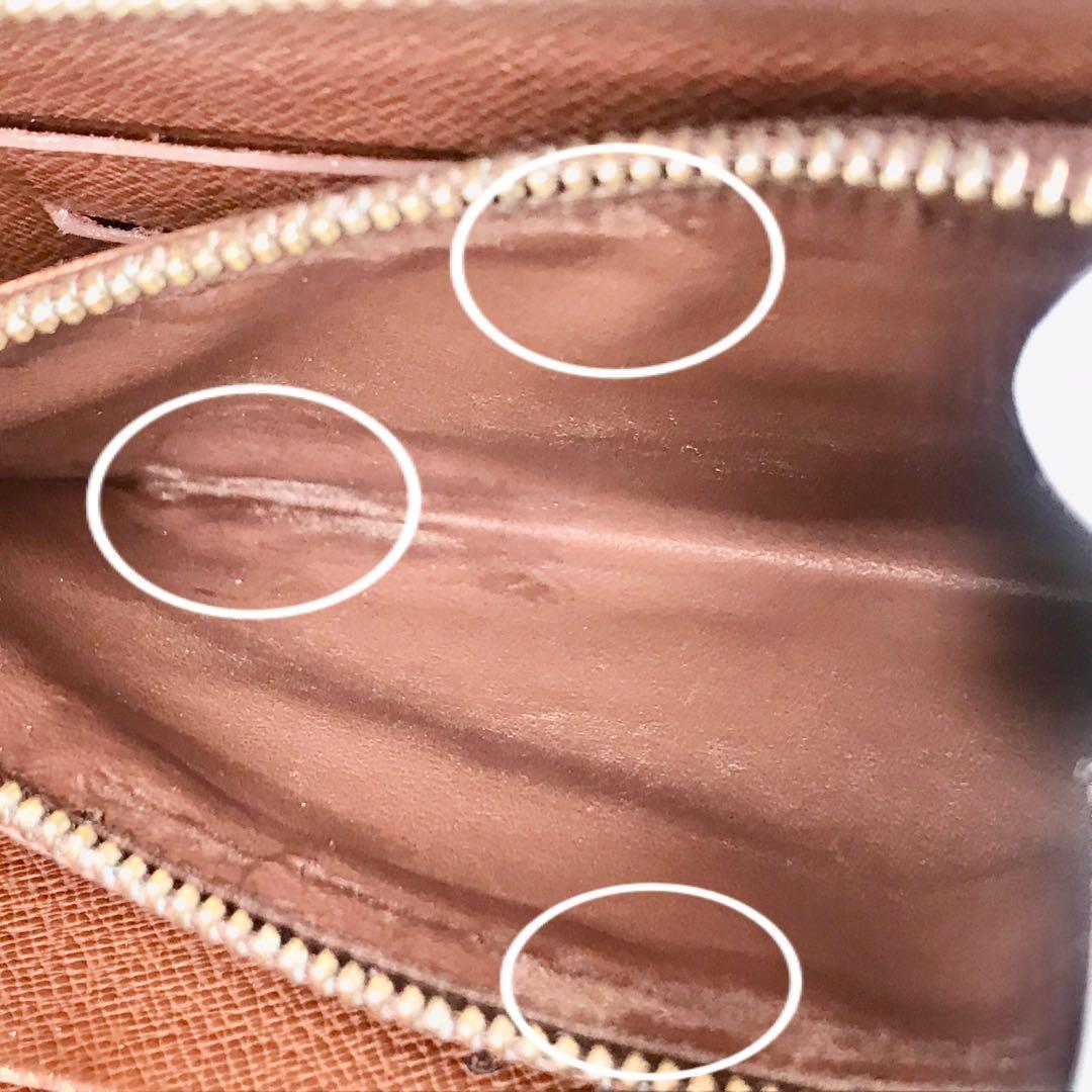 ルイヴィトン　モノグラムポルトモネジップ　ラウンドファスナー　二つ折り長財布