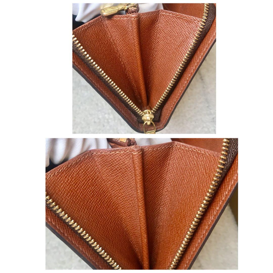 ルイヴィトン　モノグラムポルトモネジップ　ラウンドファスナー　二つ折り長財布