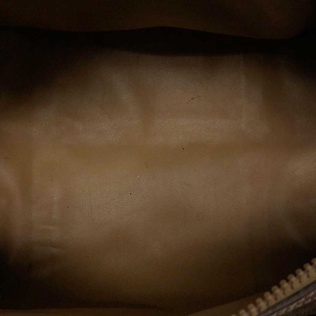 CELINE マカダム ハンドバッグブラウン