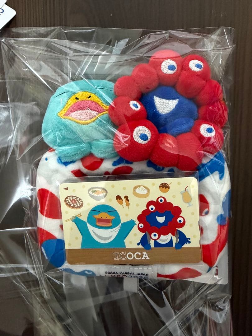 万博記念 イコちゃん ミャクミャクマスコット ICOCA カードスタンド