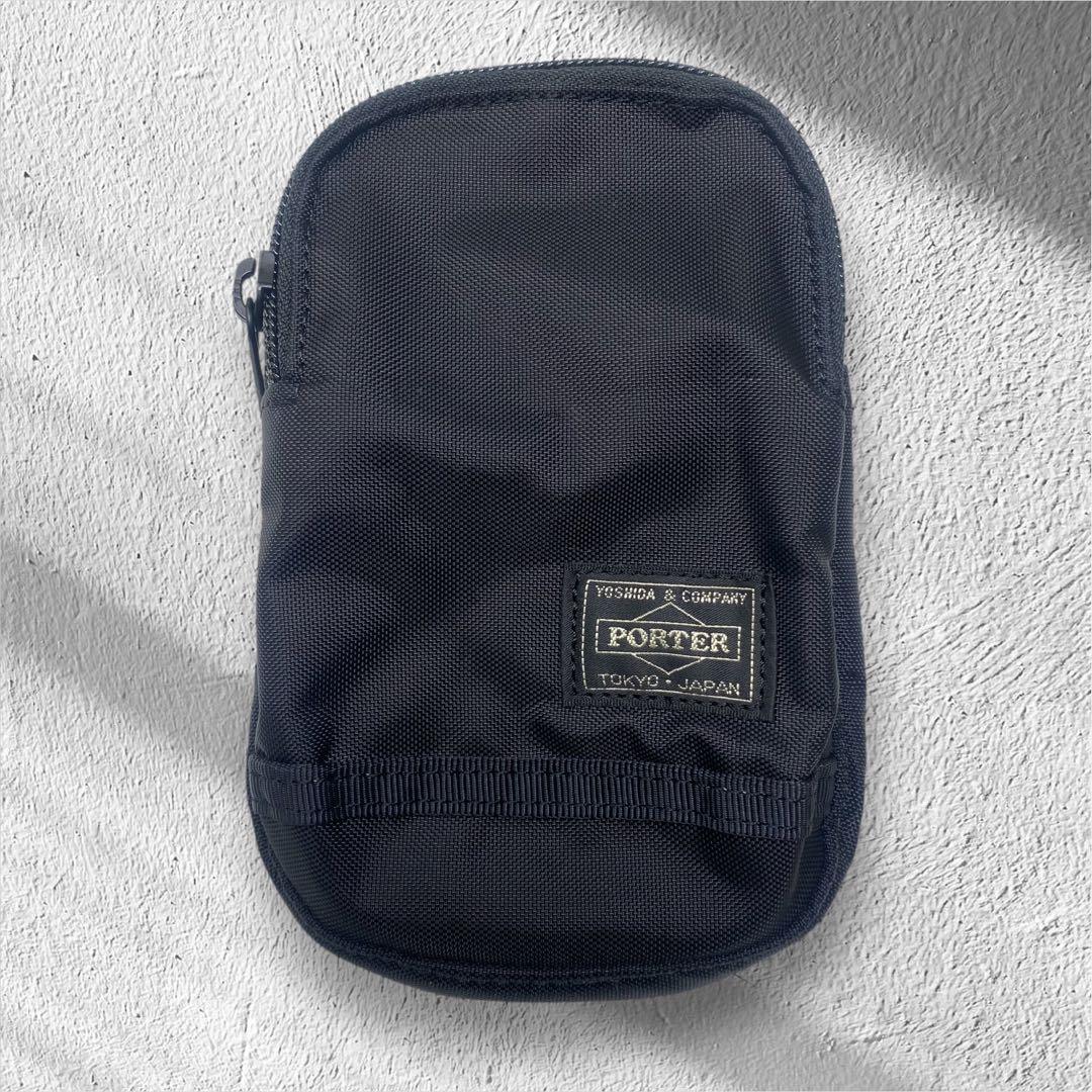 ポーチのみ PORTER ショルダーポーチ ブラック フラッシュ ポーチ 黒