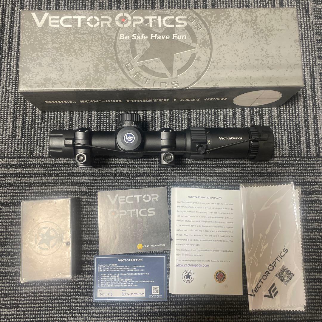 トイガン Vector Optics SC03-03II FoRESTER 1-5x24
