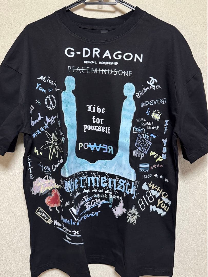 G-DRAGON ジヨン PEACEMINUSONE デザインTシャツ XL