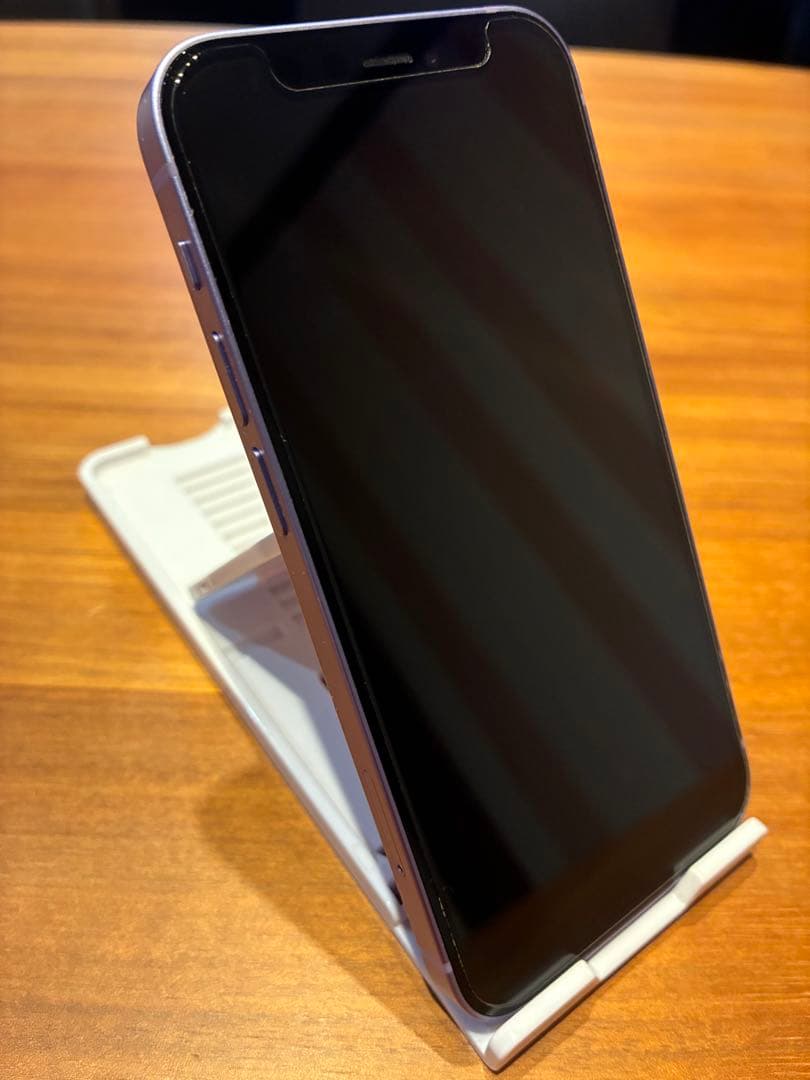 iPhone12mini 256GBパープル美品 バッテリー99% 箱ケーブル付