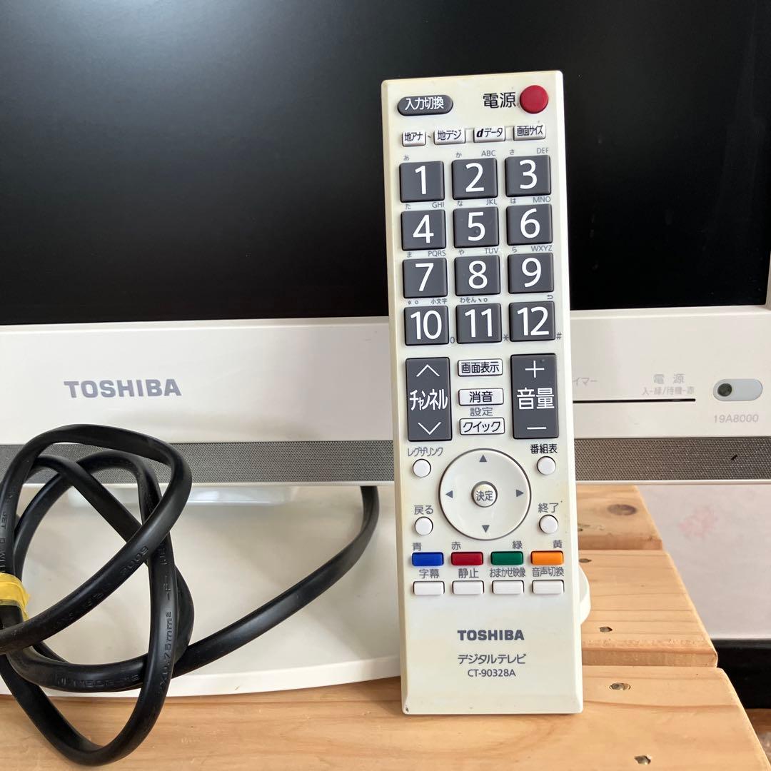 TOSHIBA ホワイトテレビ CT-101236A