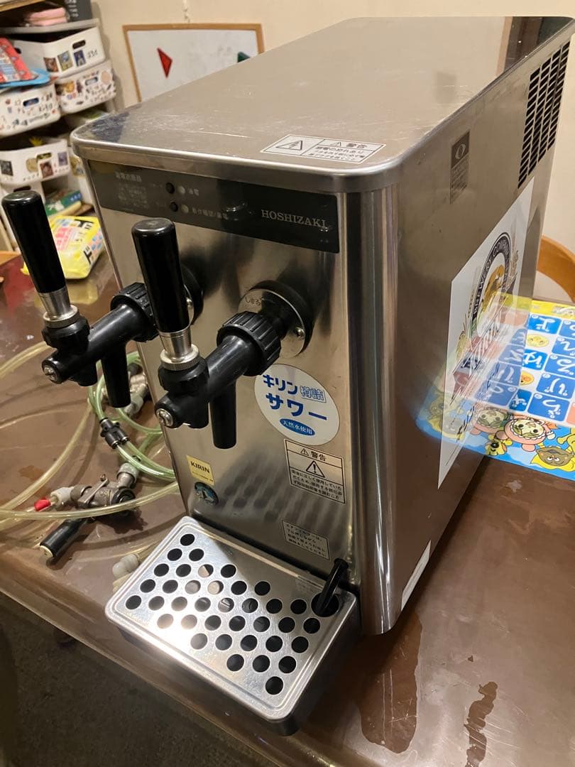 ホシザキ　ビールサーバー　ステンレス製 2タップ