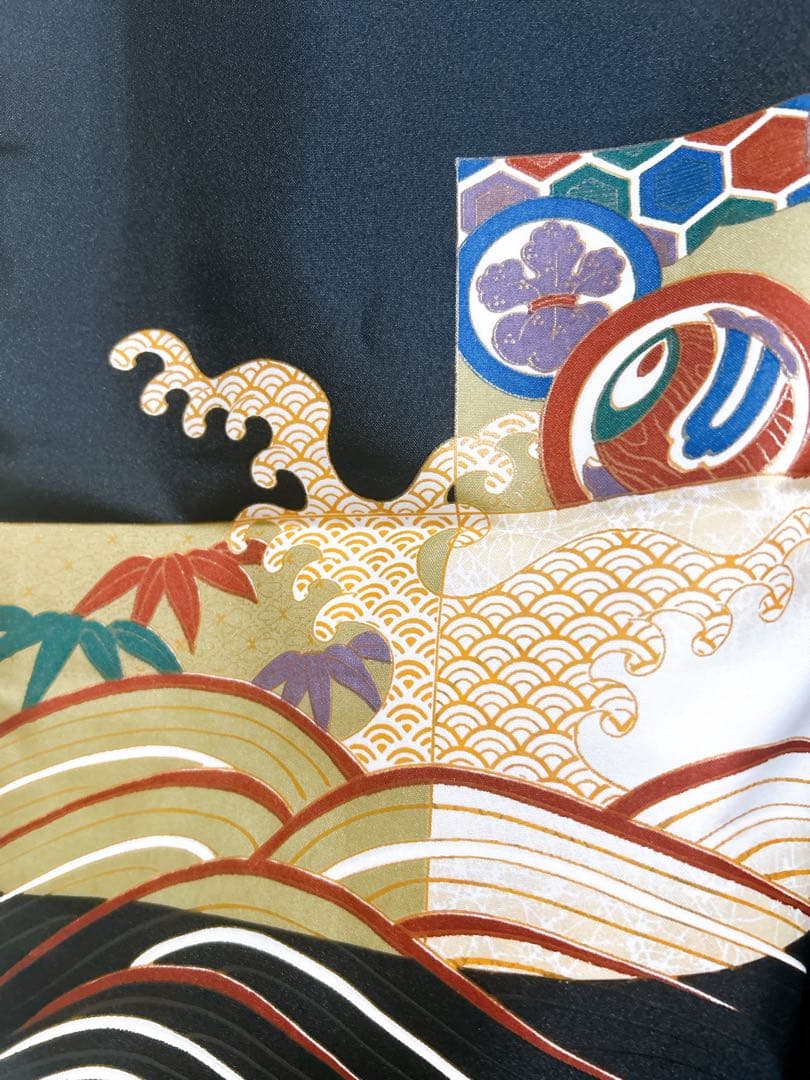 お買い得品♡七五三　5歳　男の子　セット　一式　鷹　黒系