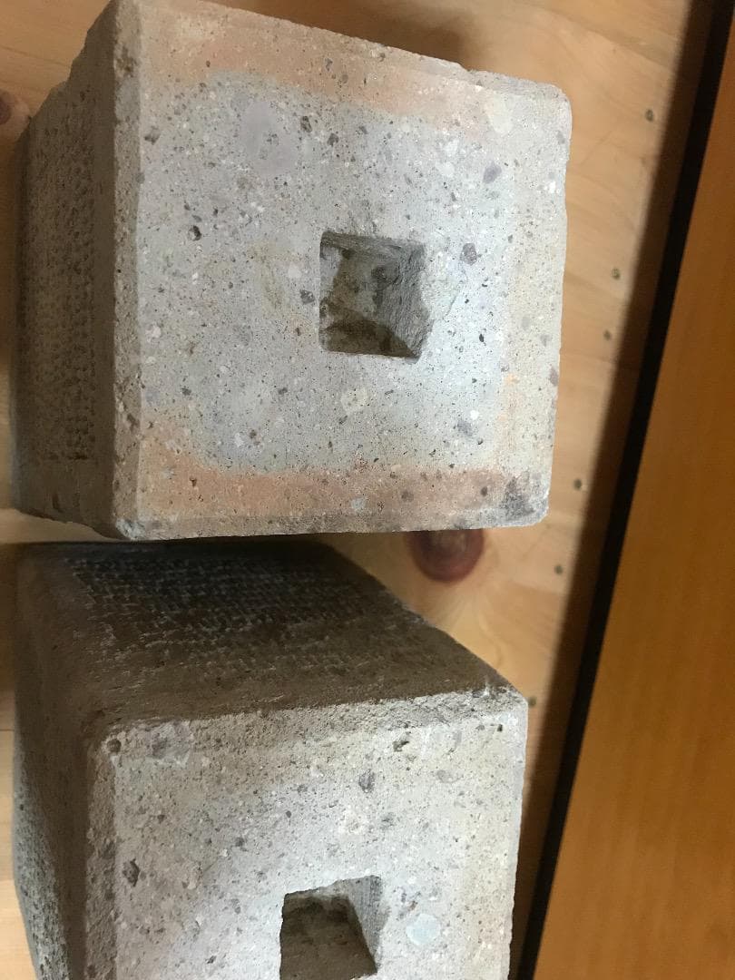 笏谷石 ブロック（２個セット）