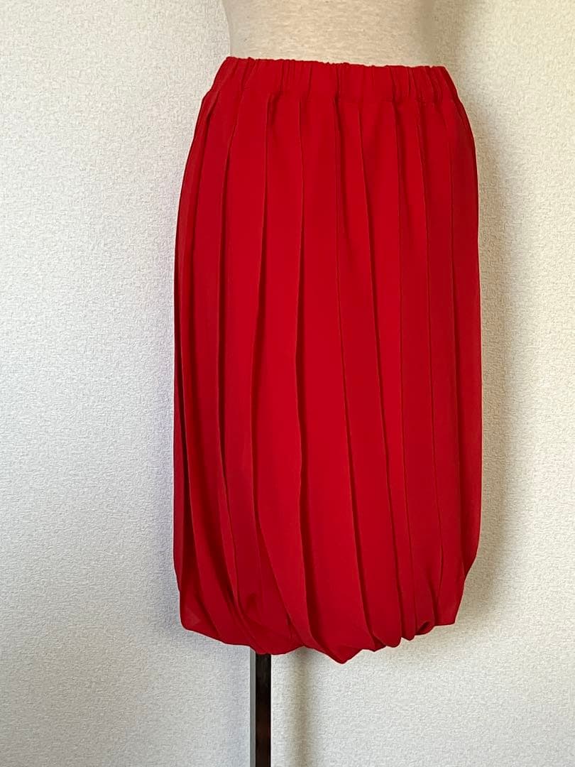 コムデギャルソン バルーンプリーツスカート ひざ丈 ゴムウエスト