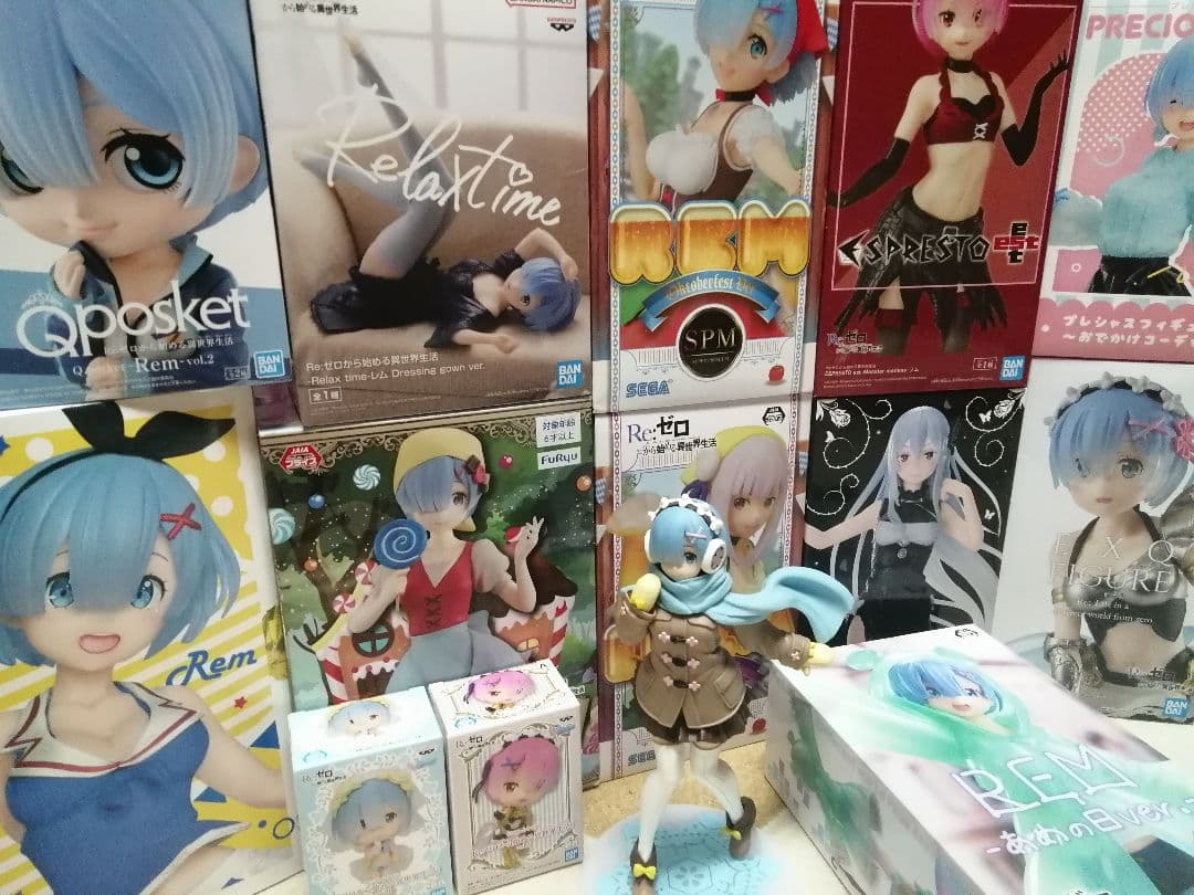 【確認用】 Re:ゼロから始める異世界生活 リゼロ フィギュア レム ラム