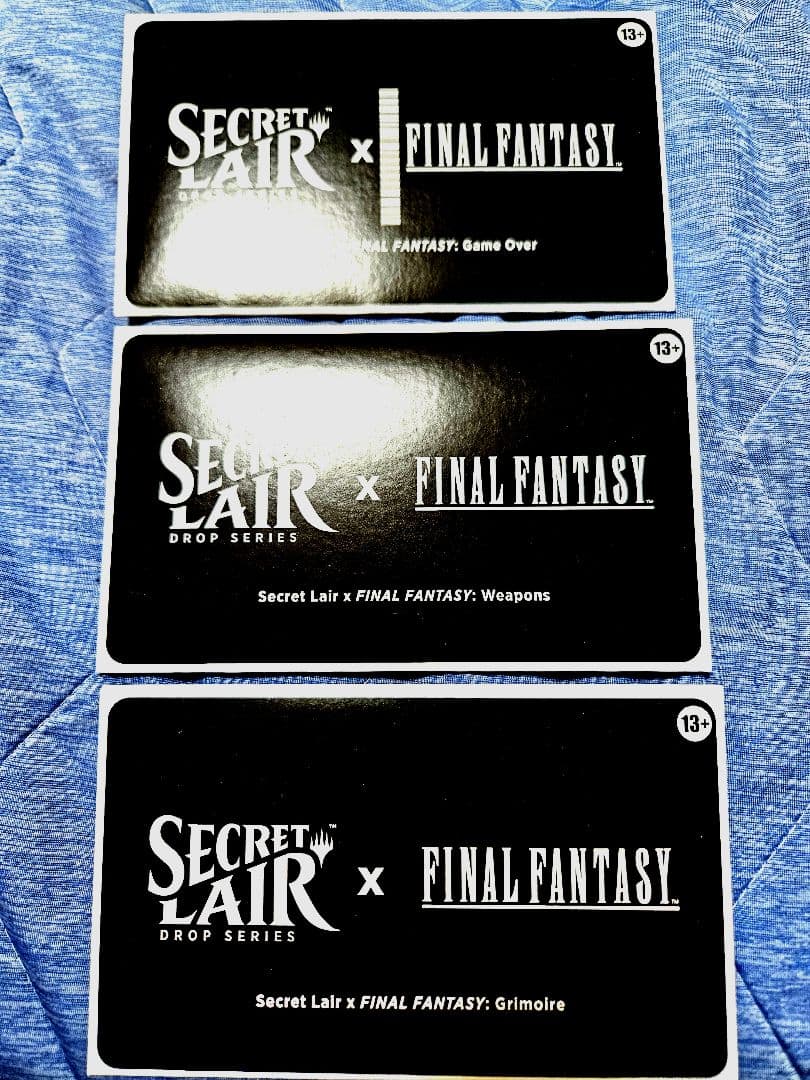 英語版 Secret Lair Final Fantasy 3種セット 未開封
