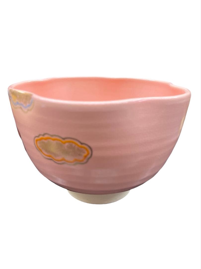 茶碗　色絵　立ち雛　抹茶茶碗　茶道具