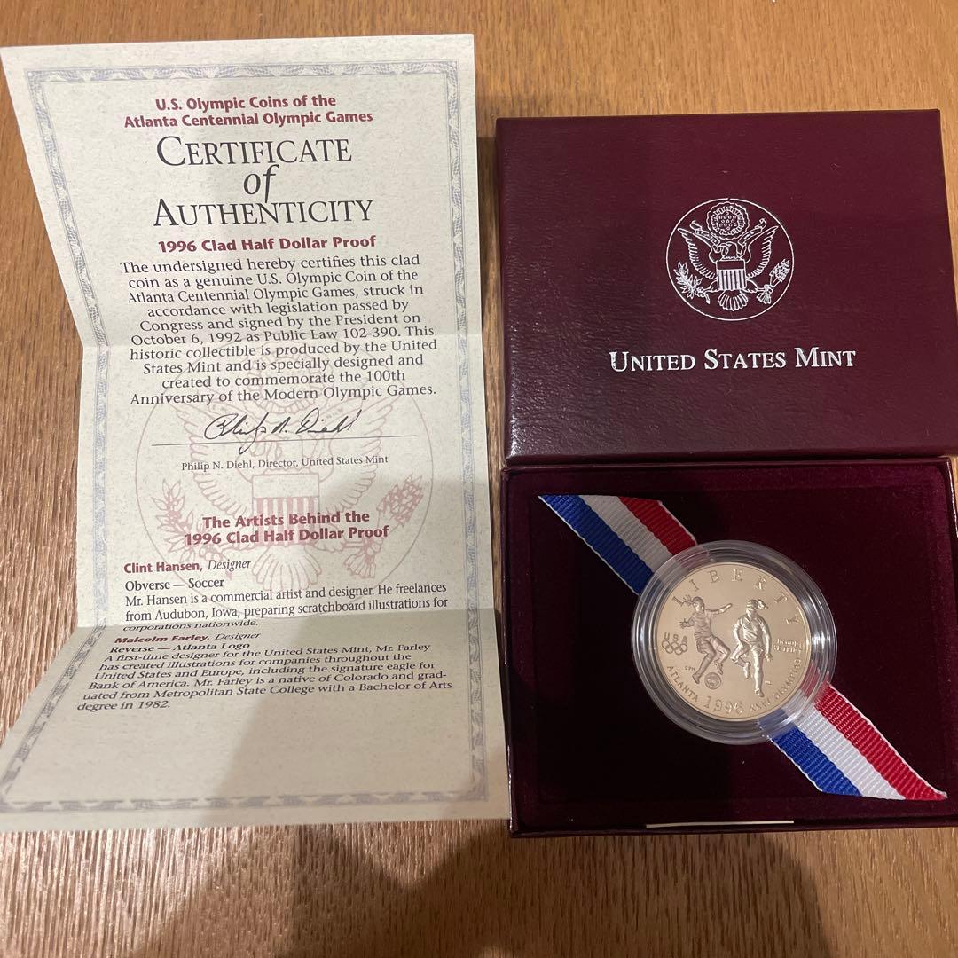 1996年代　限定記念メダル【1996年アトランタ五輪】オークション販売！極美品