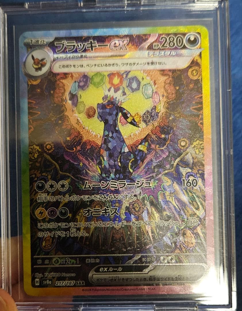 ブラッキーex SAR SV8a テラスタルフェスex 217/187