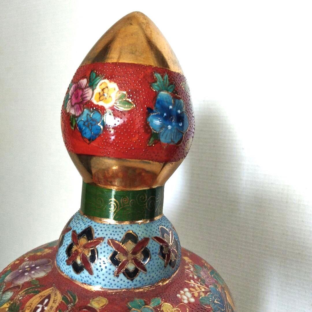 薩摩焼風　伝統工芸品　大和絵　沈香壺 沈降壺