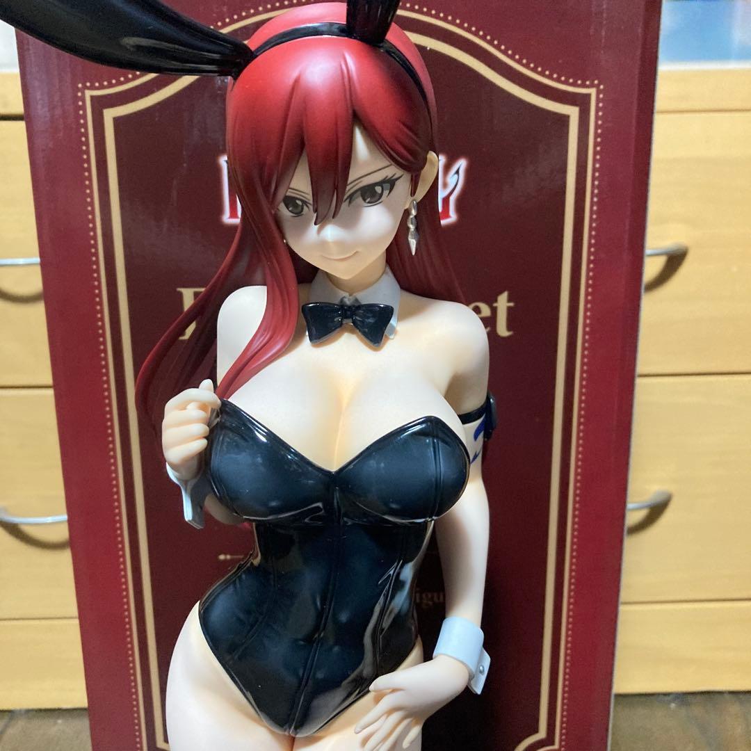 正規品　FAIRY TAIL エルザ・スカーレット　生足バニー　フィギュア