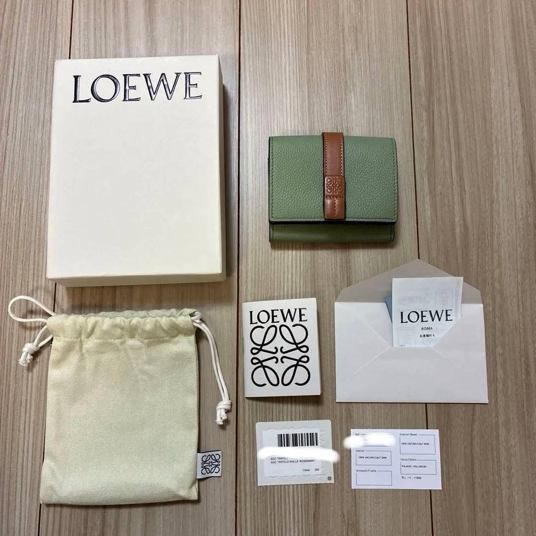 【新品】LOEWE 三折財布　トライフォード