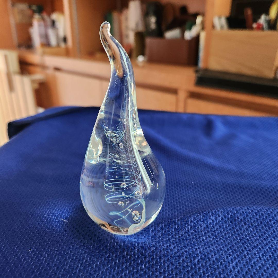 【値下げ！】グチミエコ ガラスのオブジェ【アンタカラナ】刻印入り