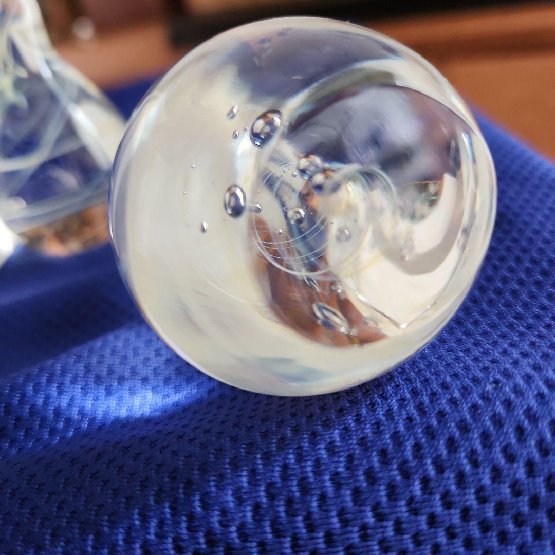 【値下げ！】グチミエコ ガラスのオブジェ【アンタカラナ】刻印入り