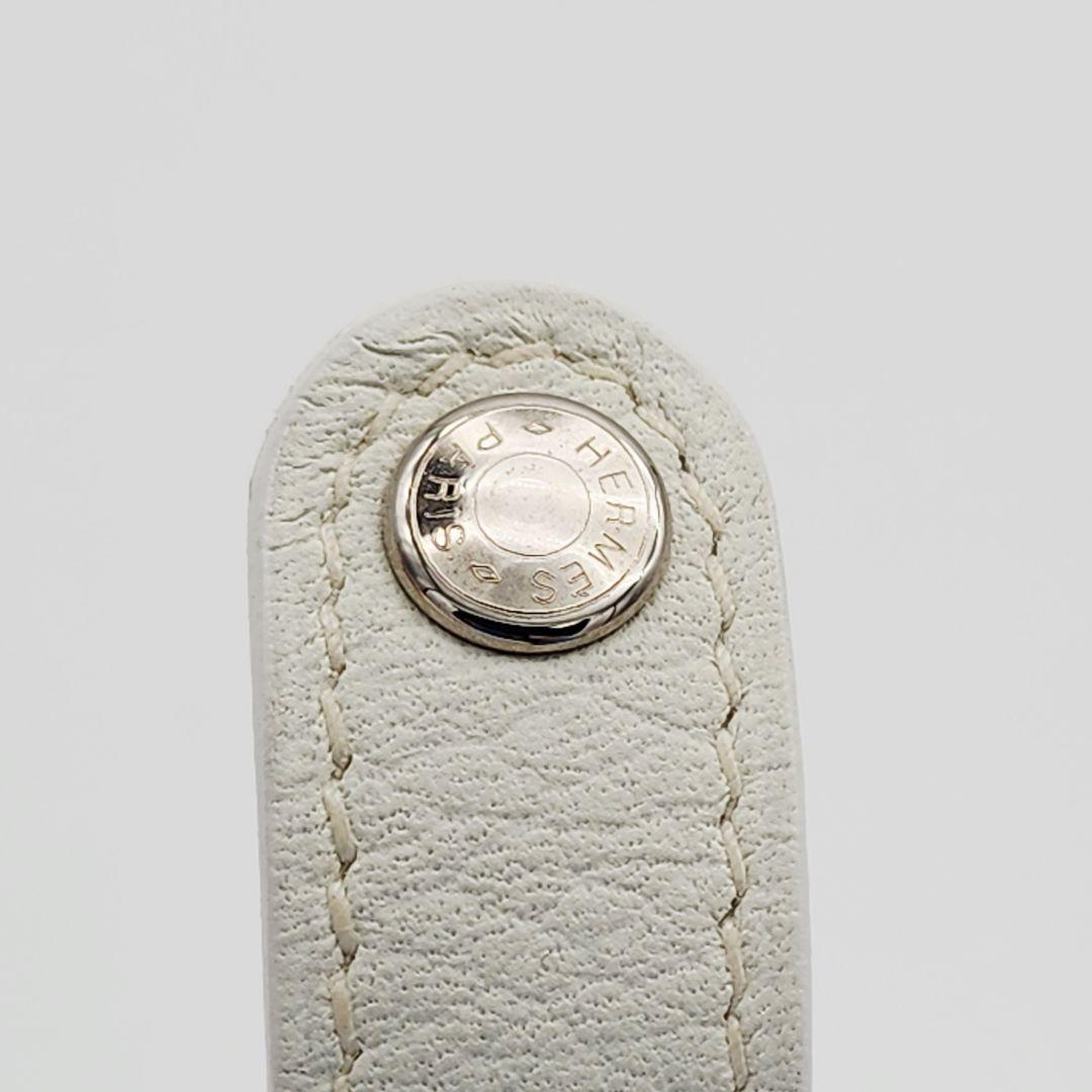 ★HERMES★ エルメス グローブホルダー ノマド ホワイト シルバー 箱.