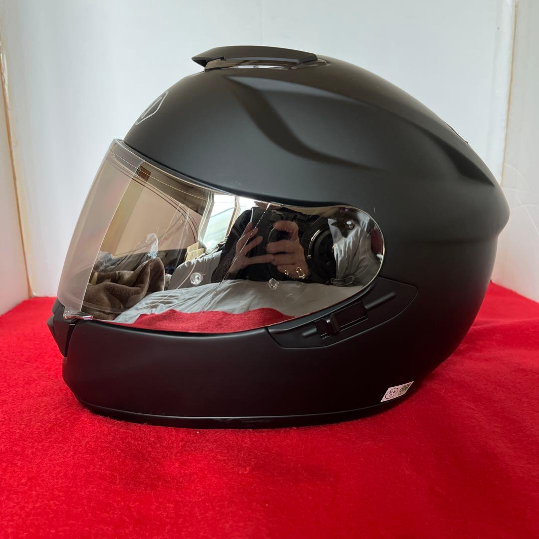 shoei gt-air マッドブラック 2種シールドとピンロック付き