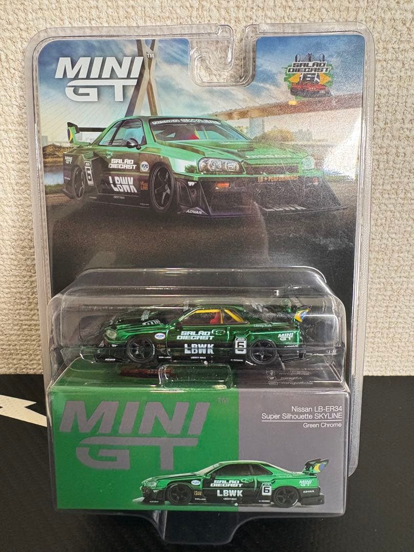 ミニカー MINI GT NISSAN LB-ER34BRAZIL CONVENTION
