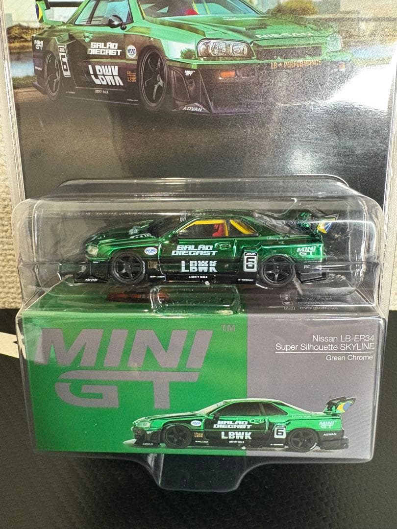 ミニカー MINI GT NISSAN LB-ER34BRAZIL CONVENTION