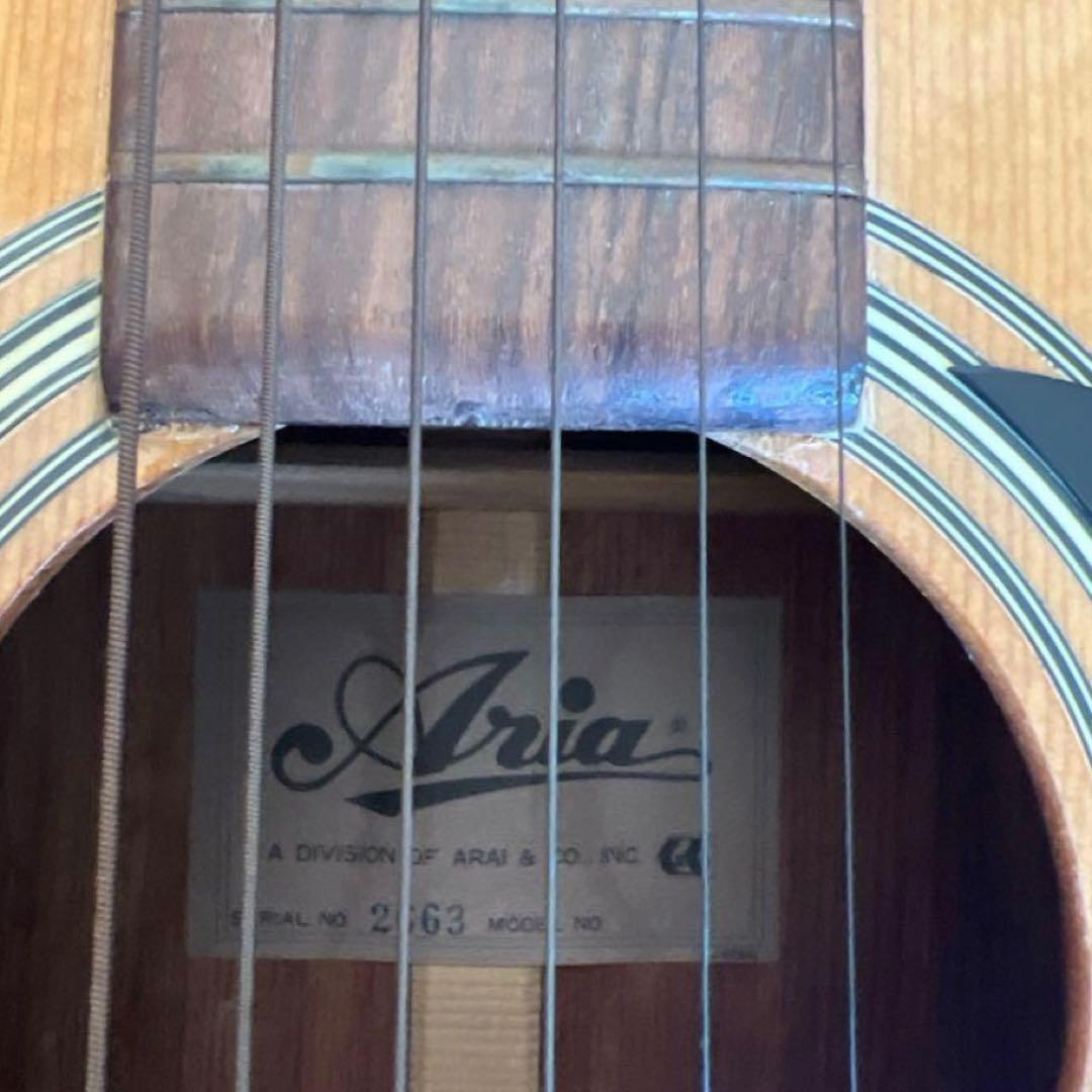 【美品】Aria&CoアコースティックギターJAPANヴィンテージ