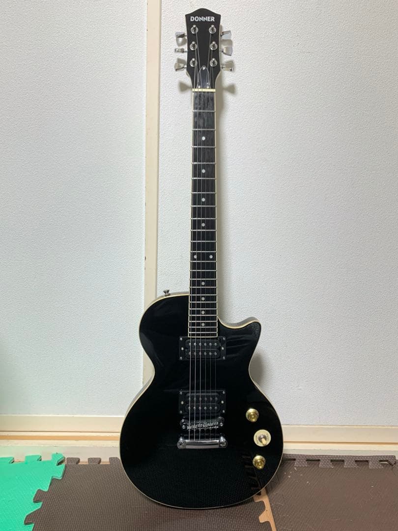 Donner エレキギター レスポール タイプ DL-124 黒 美品 2