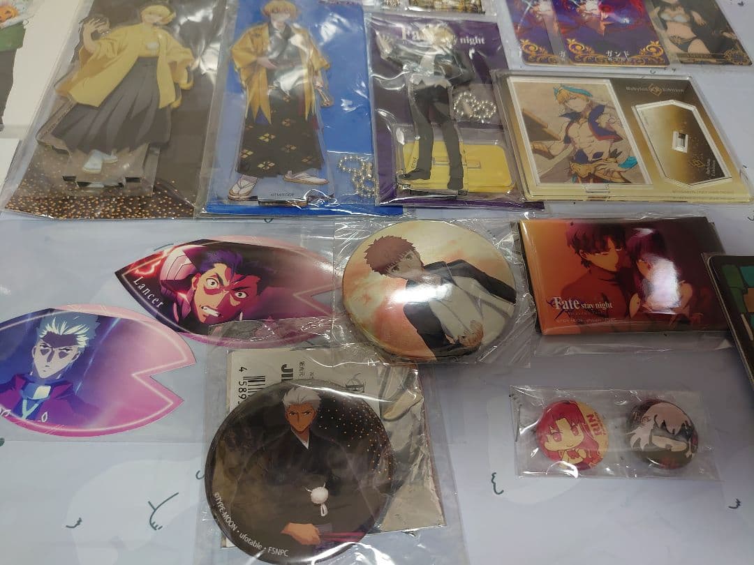 Fate　FGO グッズセット　アクスタ　ラバスト　缶バッジ　ギル