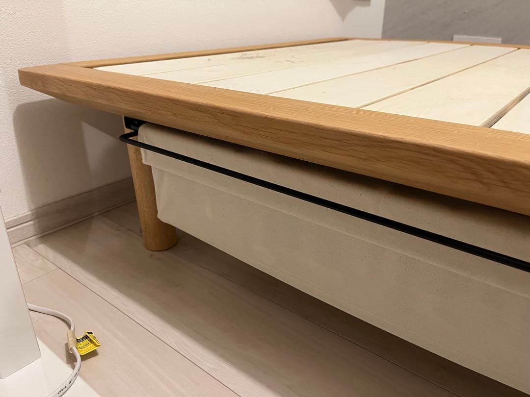 無印良品 ベッドフレーム 引き出し収納付き