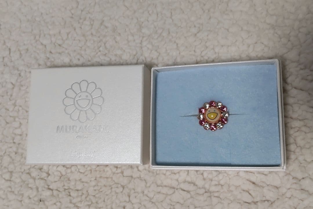 村上隆　×　Liquem　フラワー　ピンズ　ピンク　カイカイキキ