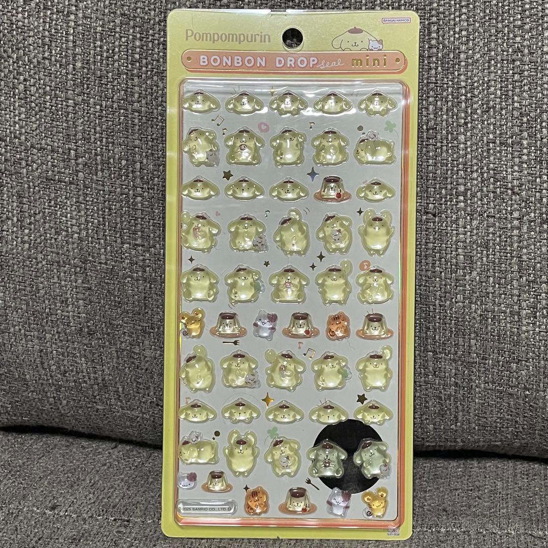 【正規品】ボンボンドロップシールミニ　サンリオ　7種　新品　未使用