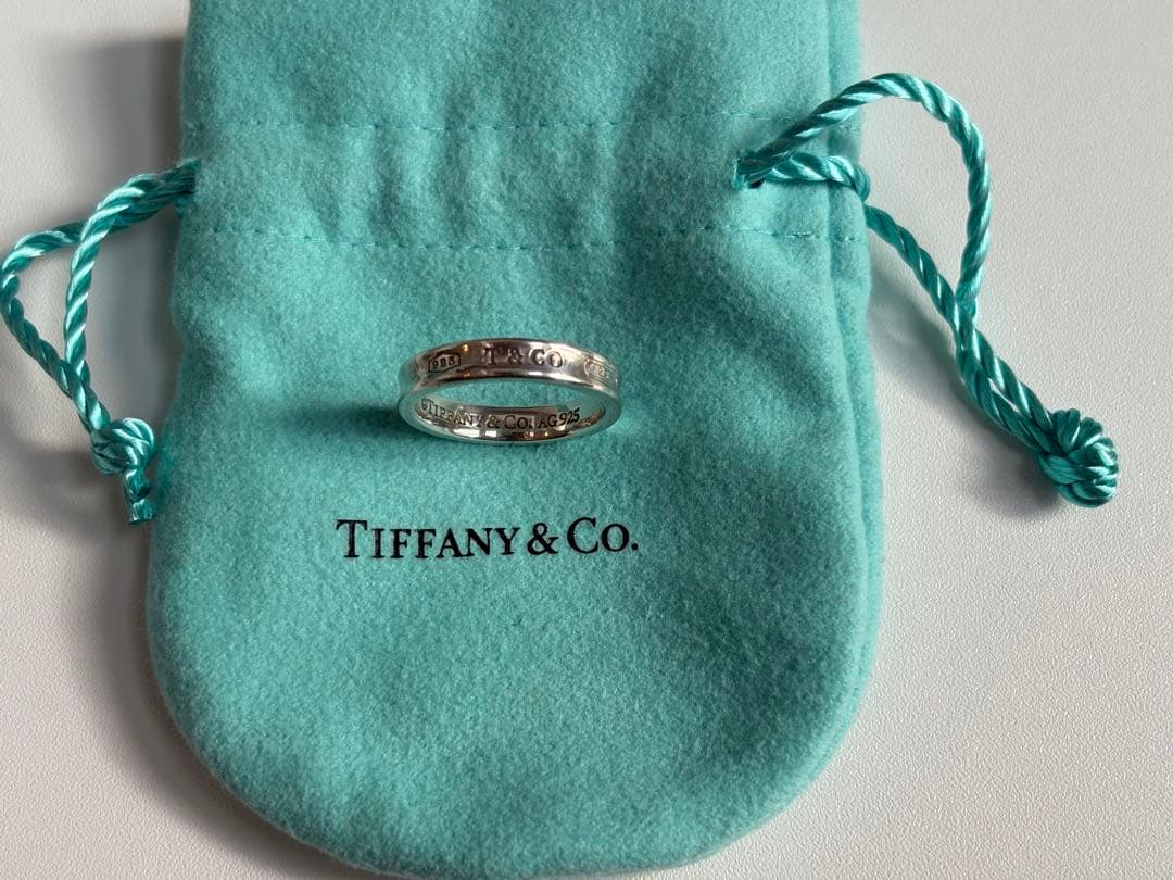 Tiffany & Co. 1837 ナローリング シルバー925 15号