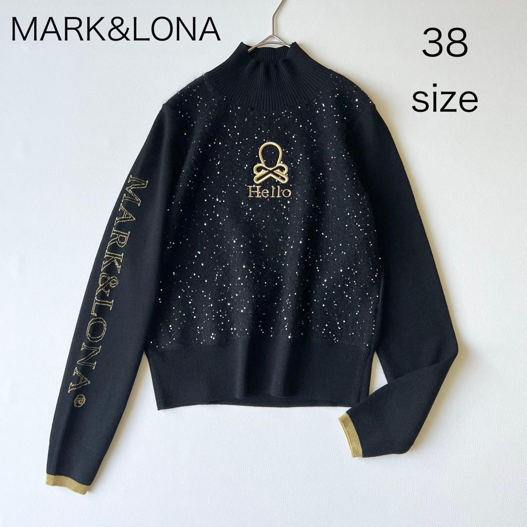 3202【美品】マークアンドロナ　タートルネックニット　ブランクスカル　23AW