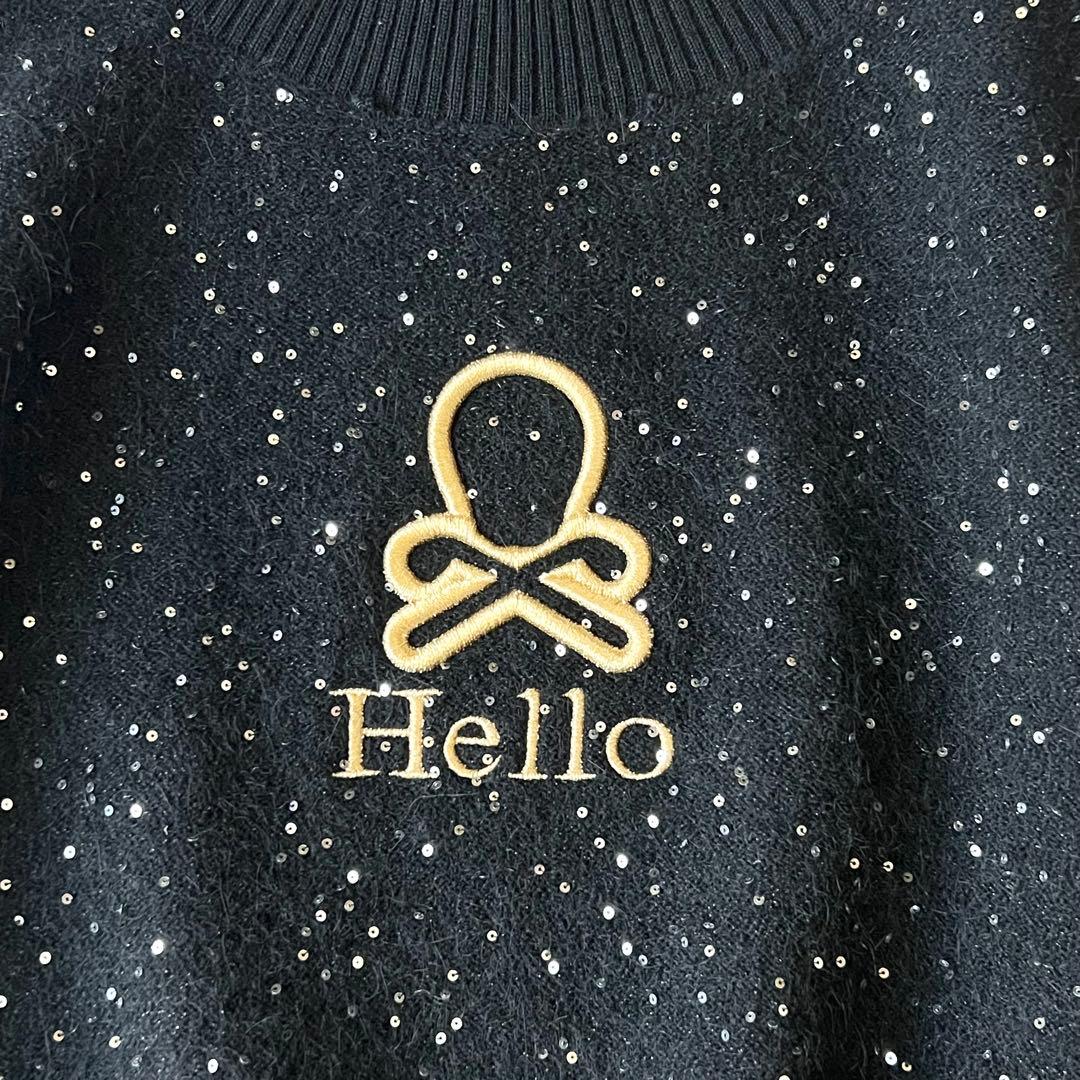 3202【美品】マークアンドロナ　タートルネックニット　ブランクスカル　23AW