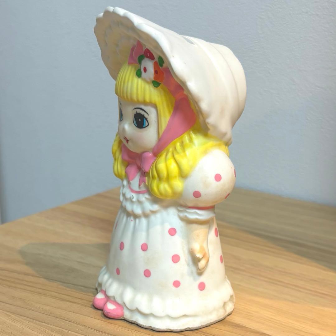 出品停止間近　1点物　激レア　内藤ルネ　貯金箱　少女