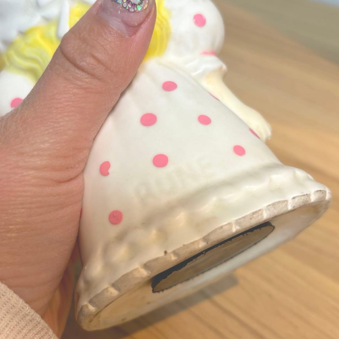 出品停止間近　1点物　激レア　内藤ルネ　貯金箱　少女