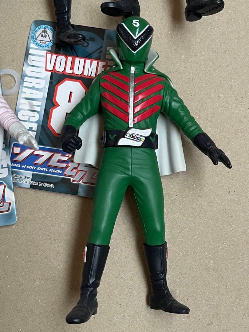バンダイ　ソフビ魂ゴレンジャー5体セット
