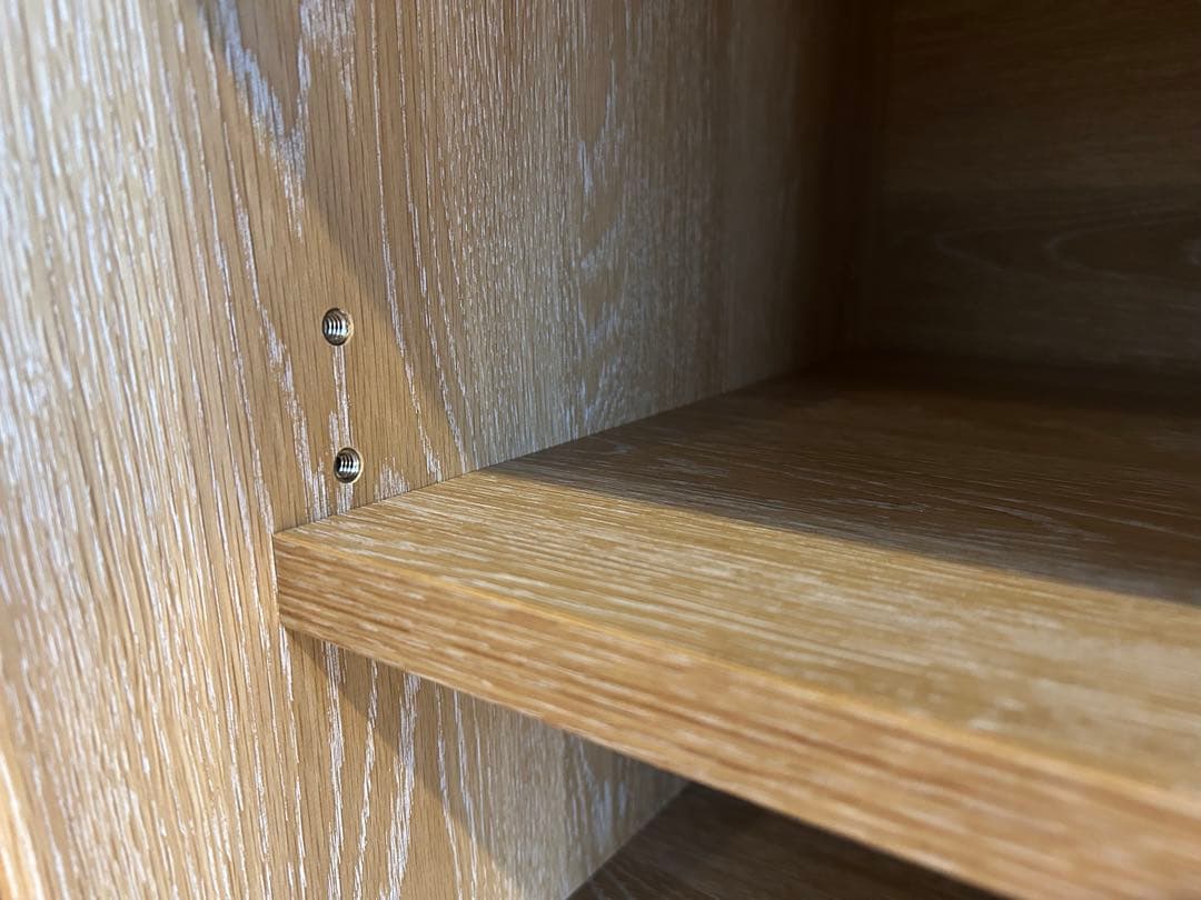 【極美品／大川家具】北欧テイスト/テレビボード/ナチュラル165cm